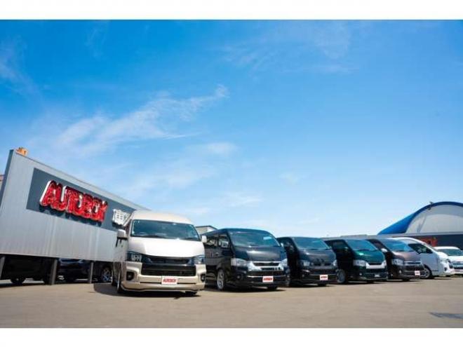 ハイエースバン2.8 スーパーGL ダークプライムII ロングボディ ディーゼルターボ 4WD　415COBRA　フロントスポイラー&ステージ2ルーフスポイラー&ローフォルムフェンダー&バッドラッカーIV18インチAW&TOYO　H30　225/50R18　バッドフェイスボンネット 2800