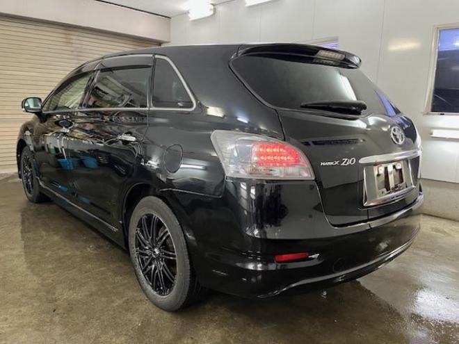 マークXジオ２４０　エアリエル　寒冷地仕様　禁煙車　ＷＡＫＯＳバリアスコーティング済　社外１７インチＡＷ　純正１６ＡＷ＋スタッドレスタイヤ付　ケンウッドナビ（フルセグ地デジ　ＤＶＤ再生　Ｂｌｕｅｔｏｏｔｈ）　ＰＵＳＨスタート　スマートキー　フロントガラス熱線　横滑り防止装置　タイミングチェーン車　ＨＩＤヘッドライト 4WD 2400 5Dr