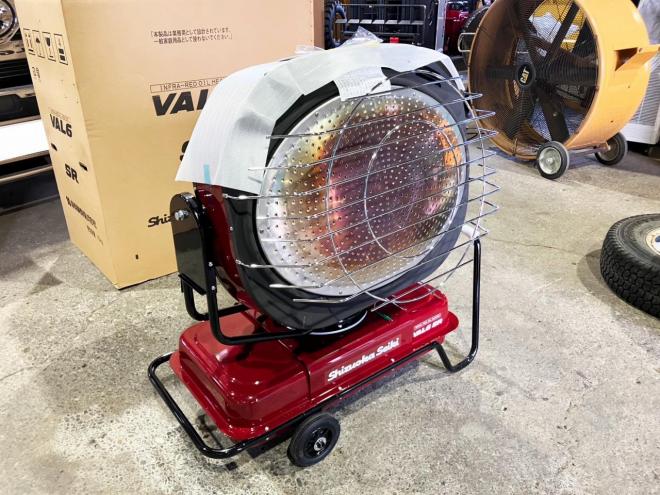 ヒーター静岡製機　VAL6 SR　展示会デモ機　ジェットヒーター