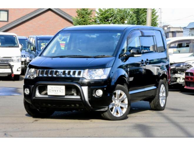 デリカD:5　４WD　Ｄパワーパッケージ　本州仕入　新品フロントガード　夏／冬タイヤ付き　両側パワースライドドア　ＥＴＣ