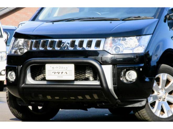 デリカD:5　４WD　Ｄパワーパッケージ　本州仕入　新品フロントガード　夏／冬タイヤ付き　両側パワースライドドア　ＥＴＣ