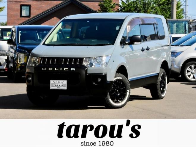 デリカD:5　Ｇパワーパッケージ　４ＷＤ　オールペイント　リフトアップ　シートカバー　ドラレコ前後　社外マフラー