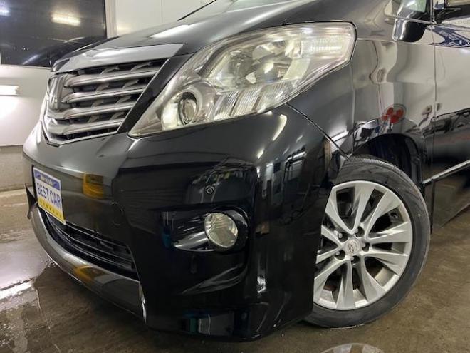 アルファード３５０Ｓ　プライムセレクションⅡ　タイプゴールド　後期型　本州仕入　禁煙車　純正１８インチＡＷ　社外１６ＡＷ＋スタッドレスタイヤ付　両側パワースライドドア　パワーバックドア　純正ＨＤＤナビ（フルセグ地デジ　ＤＶＤ再生　Ｂｌｕｅｔｏｏｔｈ）＋バックカメラ　純正リアフリップダウンモニター　シアターサウンドシステム　前後コーナーセンサー　クール＆ホットＢＯＸ　コーナーセンサー　クルーズコントロール　横滑り防止装置　ＨＩＤ　ＥＴＣ 　タイミングチェーン 4WD 3500 5Dr