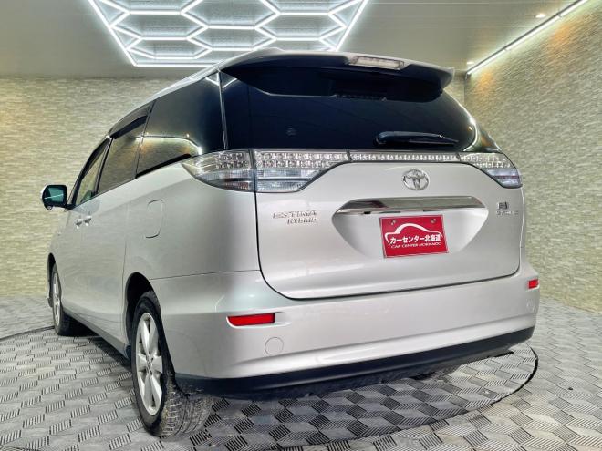 エスティマハイブリッドハイブリッド2.4G 4WD 5年保証 スマキー 両側パワスラ ナビ Bカメ ETC 寒冷地仕様 禁煙 車検整備2年付