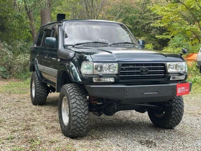 ランドクルーザー80 4.2 VXリミテッド EGR装着車 ディーゼルターボ 4WD　リフトアップ　社外バンパー　3連メーター　サンルーフ　キーレス　クルーズコントロール　ETC　パワステ　パワーウィンドウ　社外ナビ　社外アルミ　キーレスエントリー 4200