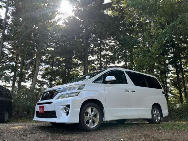 ヴェルファイア3.5 Z プラチナセレクションII 4WD　両側電動スライドドア　パワステ　パワーウィンドウ　ABS　クルーズコントロール　電動リアゲート　地デジナビ　バックカメラ　ETC　キーレス　純正アルミ　3列シート　後席モニター 3500