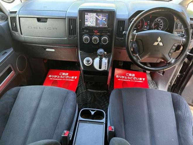 デリカD:5 2.2 D パワーパッケージ ディーゼルターボ 4WD ワンオーナー/記録簿/社外ナビ/Bカメラ/ETC 2300