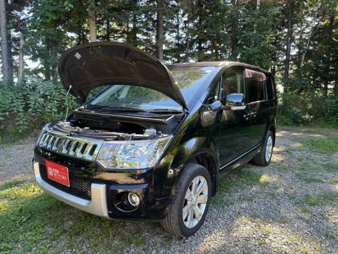 デリカD:5 2.2 D パワーパッケージ ディーゼルターボ 4WD ワンオーナー/記録簿/社外ナビ/Bカメラ/ETC 2300