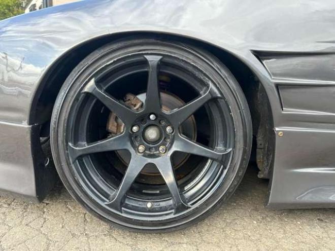 シルビア2.0 K’sクラブセレクション　ターボ　社外アルミ　外エアロ　社外ハンドル　パワステ　パワーウィンドウ　社外LSDデフ　社外インタークーラー　社外タコ足　S14タービン　全塗装済 2WD 2000