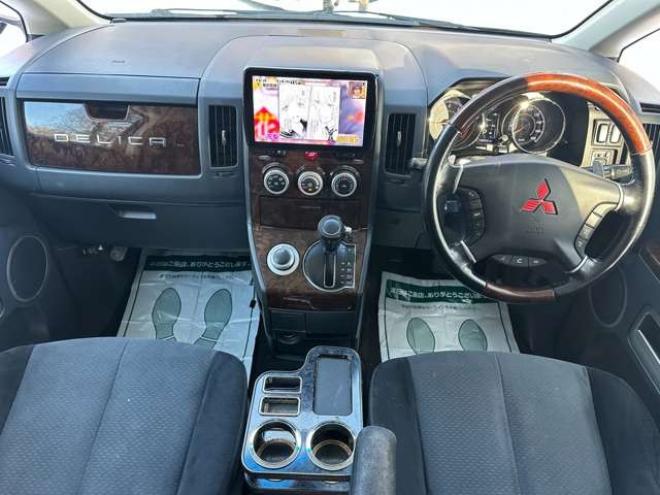 デリカD:5 2.4 シャモニー 4WD ミラーモニタ/ETC/シートヒータ/社外ナビ 2400