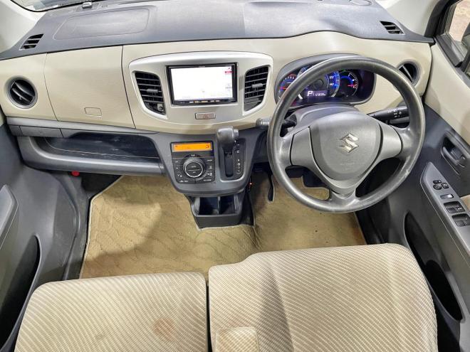 ワゴンR660FX 4WD 5年保証 ナビ シートヒーター ETC 寒冷地仕様 禁煙 修復歴無