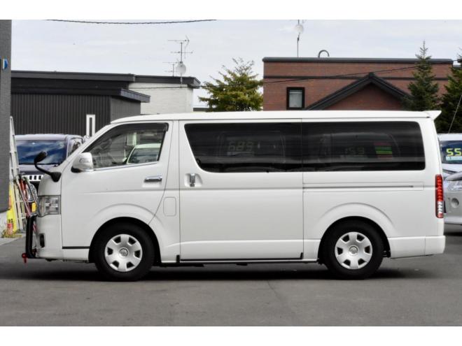 レジアスエースロングスーパーGL　4WD　車検Ｒ８年９月　社外エンジンスターター　法人ワンオーナ　BSタッドレス　バンパーガード　整備済