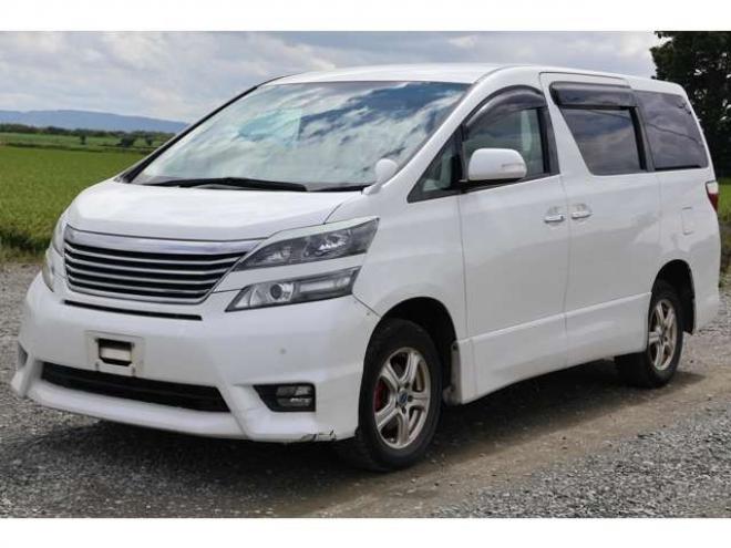 ヴェルファイア2.4 Z プラチナセレクションII 4WD　検2年　両側電スラ　バックカメラ　自社　ローンカノウ 2400