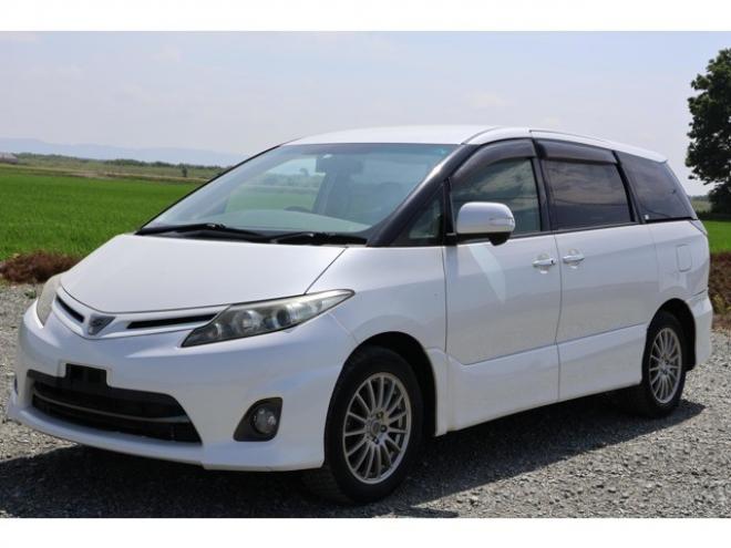 エスティマ2.4 アエラス Gエディション 4WD　検2年　自社　ローンカノウ　両側電スラ 2400