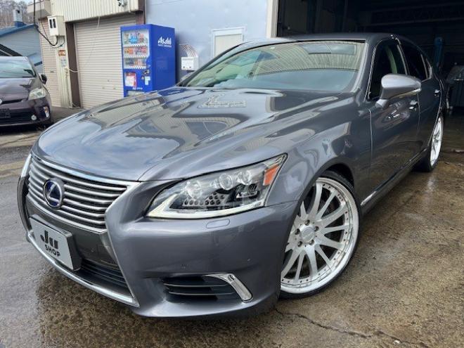 レクサスLSハイブリッド 600h バージョンC Iパッケージ 4WD　茶革・新規車検整備付・本州仕入車両 5000