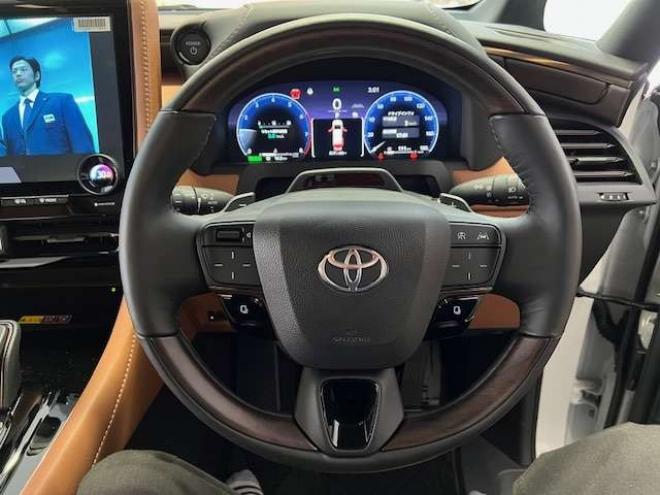 ヴェルファイアハイブリッド 2.5 Zプレミア E-Four 4WD　屋内保管・ワンオーナー・ブラウンレザー 登録済未使用車 2500