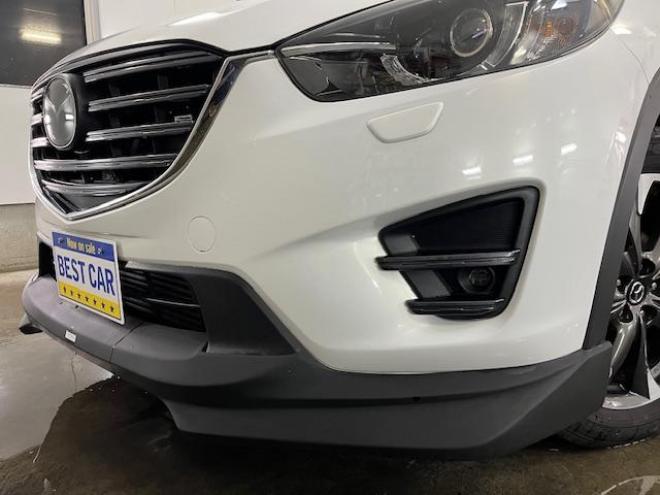 CX-5ＸＤ　Ｌパッケージ　本州仕入　寒冷地仕様　禁煙車　ＷＡＫＯＳバリアスコーティング済　スカイアクティブディーゼルターボ　ＧＲｅｄｄｙフロントスポイラー　純正１９インチＡＷ　社外１７ＡＷ＋スタッドレスタイヤ付　純正ナビ（フルセグ地デジ　Ｂｌｕｅｔｏｏｔｈ）＋バックカメラ＆サイドカメラ　純正レザーシート　レーダークルーズコントロール　ブラインドスポット　車線逸脱警報　ＬＥＤヘッドライト　両席シートヒーター　アドバンスキー　ドラレコ　横滑り防止装置　ＥＴＣ 4WD 2200 5Dr