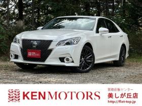 クラウン　アスリート 2.5 G i-Four 4WD　サンルーフ　黒皮シート　レーダークルーズ　ETC　パワステ　パワーウィンドウ　純正ナビ　純正アルミ　ABS　キーレスエントリー 2500
