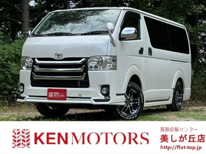 レジアスエース3.0 スーパーGL ロングボディ ディーゼルターボ 4WD　ワンオーナー　社外アルミ　モデリスタエアロ　オーバーフェンダー　両側パワースライドドア　ETC　Gスターター　バックカメラ　PS　PW　ABS　キーレス　純正ナビ 3000