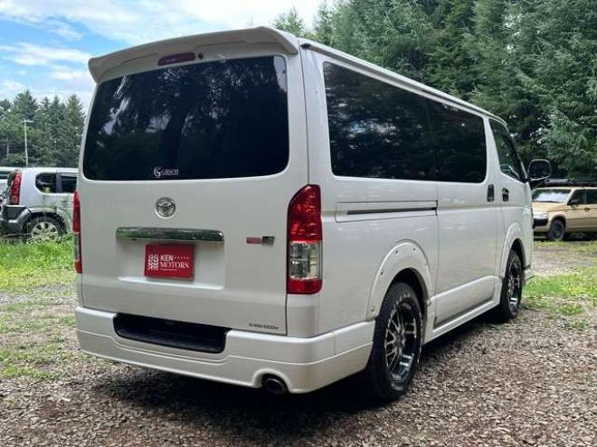 レジアスエース3.0 スーパーGL ロングボディ ディーゼルターボ 4WD　ワンオーナー　社外アルミ　モデリスタエアロ　オーバーフェンダー　両側パワースライドドア　ETC　Gスターター　バックカメラ　PS　PW　ABS　キーレス　純正ナビ 3000