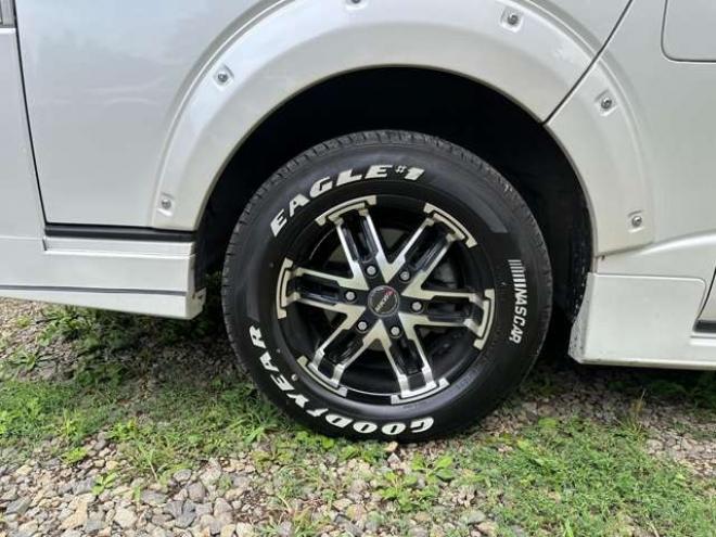 レジアスエース3.0 スーパーGL ロングボディ ディーゼルターボ 4WD　ワンオーナー　社外アルミ　モデリスタエアロ　オーバーフェンダー　両側パワースライドドア　ETC　Gスターター　バックカメラ　PS　PW　ABS　キーレス　純正ナビ 3000