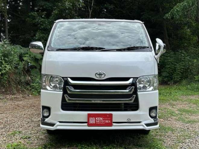 レジアスエース3.0 スーパーGL ロングボディ ディーゼルターボ 4WD　ワンオーナー　社外アルミ　モデリスタエアロ　オーバーフェンダー　両側パワースライドドア　ETC　Gスターター　バックカメラ　PS　PW　ABS　キーレス　純正ナビ 3000