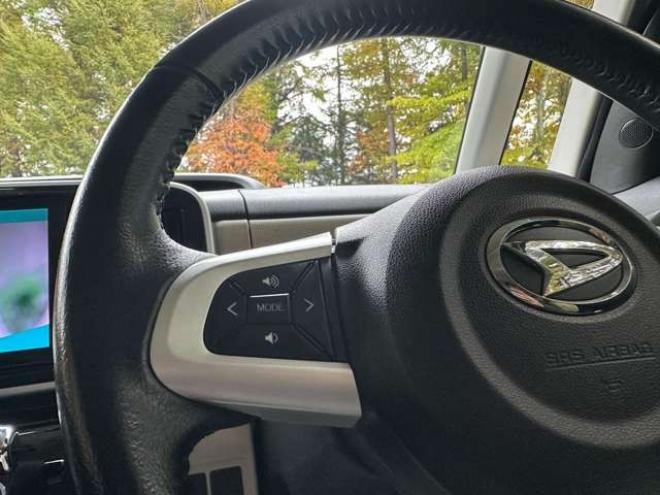 ムーヴキャンバスX ブラックアクセント リミテッド SAIII 4WD　記録簿　地デジナビ　バックカメラ　純正エンジンスターター　両側パワースライドドア　ETC　ドライブレコーダー　パワステ　パワーウィンドウ　社外アルミ　ABS　キーレスエントリー　ダウンサス(純正積込) 660