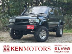 ランドクルーザー　80 4.2 VXリミテッド EGR装着車 ディーゼルターボ 4WD　リフトアップ　社外バンパー　3連メーター　サンルーフ　キーレス　クルーズコントロール　ETC　パワステ　パワーウィンドウ　社外ナビ　社外アルミ　キーレスエントリー 4200