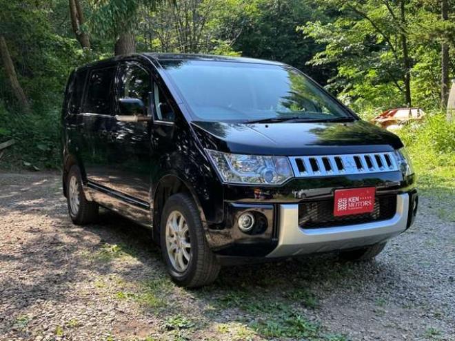 デリカD：5 2.2 D パワーパッケージ ディーゼルターボ 4WD　ワンオーナー/記録簿/社外ナビ/Bカメラ/ETC 2300