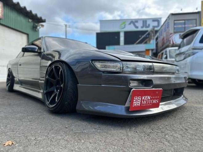 シルビア2.0 K’sクラブセレクション　ターボ　社外アルミ　外エアロ　社外ハンドル　パワステ　パワーウィンドウ　社外LSDデフ　社外インタークーラー　社外タコ足　S14タービン　全塗装済 2WD 2000