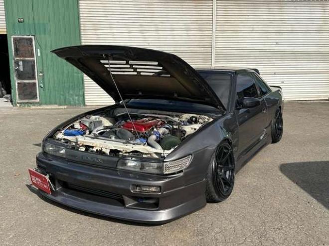 シルビア2.0 K’sクラブセレクション　ターボ　社外アルミ　外エアロ　社外ハンドル　パワステ　パワーウィンドウ　社外LSDデフ　社外インタークーラー　社外タコ足　S14タービン　全塗装済 2WD 2000