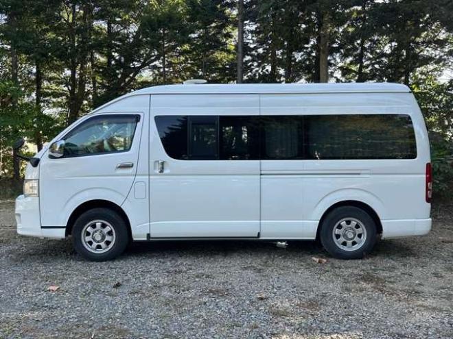 ハイエースバン2.7 DX ワイド スーパーロング ハイルーフ GLパッケージ 4WD　ハイルーフ　サブバッテリー　ベットキット　ワンオーナー　パワステ　パワーウィンドウ　キーレス　片側スライドドア 2700