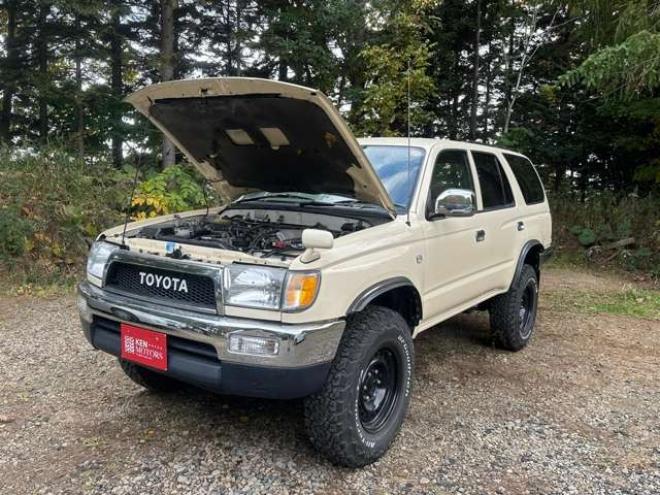 ハイラックスサーフ2.7 SSR-X プレミアムセレクション 4WD　リフトアップ　ETC　バックカメラ　社外ナビ　パワーウィンドウ　パワステ　ABS　全塗装済 2700