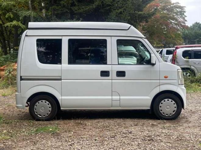 エブリィジョイン ハイルーフ 4WD　ポップアップルーフ　FFヒーター　サブバッテリー　700Wインバータリアヒーター　シンク　給水タンク　テーブル　禁煙車　パワステ　パワーウィンドウ　キーレス 660