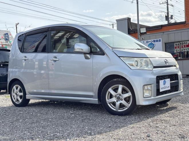 ムーヴ660カスタムR 4WD　ローンが不安な方＜優遇ローン＞寒冷地仕様　ユーザー買取車　社外ナビ 