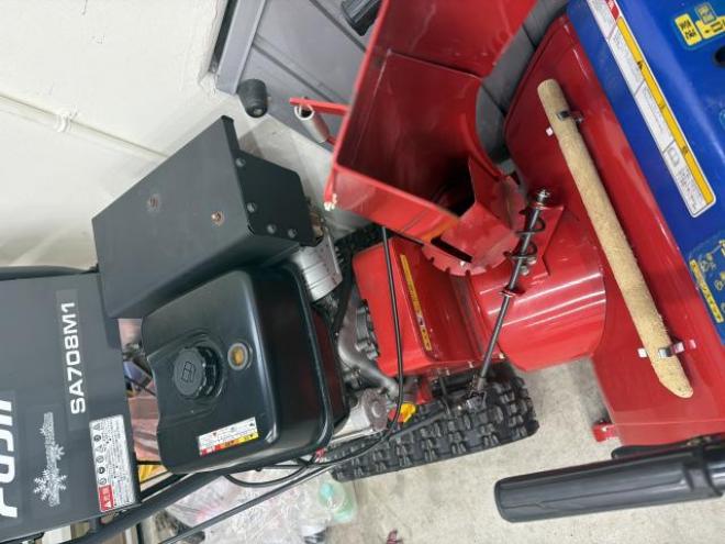 除雪機フジイ除雪機SA708M1程度上