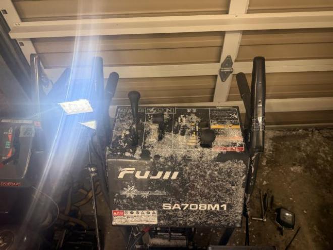 除雪機フジイ除雪機SA708M1程度上