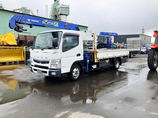 キャンター中古　ワイド4段ラジコンクレーン