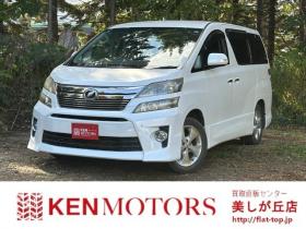 ヴェルファイア　3.5 Z プラチナセレクションII 4WD　両側電動スライドドア　パワステ　パワーウィンドウ　ABS　クルーズコントロール　電動リアゲート　地デジナビ　バックカメラ　ETC　キーレス　純正アルミ　3列シート　後席モニター 3500
