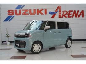 ワゴンRスマイル　ハイブリッド X 4WD　クリームコーデセーフティサポートスズキコネクト対応9インチ全方位ナビLEDハイブリット4WDセーフティサポート搭載アイドリングストップハイビームアシストLEDライト両側オートスライドドアパーキングセンサー 登録済未使用車 660