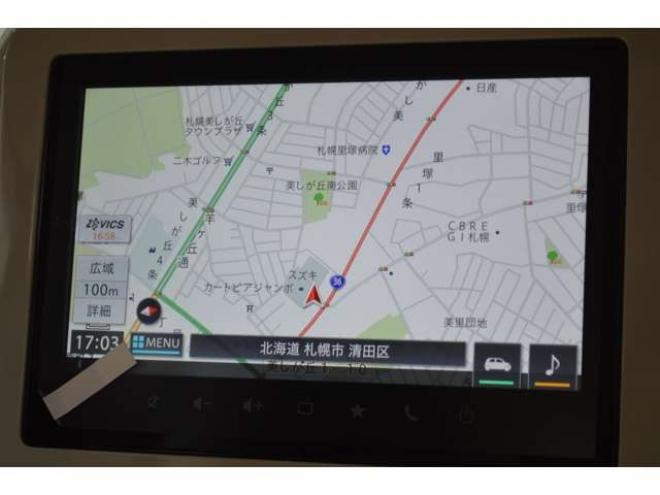 ワゴンRスマイルハイブリッド X 4WD　クリームコーデセーフティサポートスズキコネクト対応9インチ全方位ナビLEDハイブリット4WDセーフティサポート搭載アイドリングストップハイビームアシストLEDライト両側オートスライドドアパーキングセンサー 登録済未使用車 660