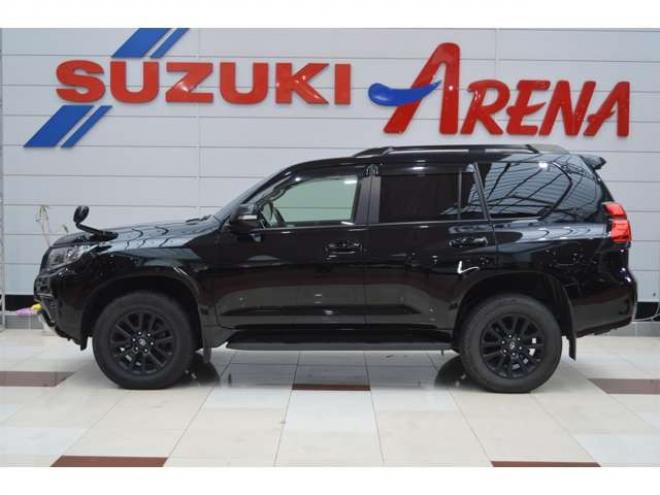 ランドクルーザープラド 2.8 TX Lパッケージ マットブラック エディション ディーゼルターボ 4WD　ワンオーナー車ディーゼルターボ4WD黒革シートビックX11インチナビTVバックカメラ後席モニタープリクラッシュセーフティ後退時ブレーキサポートサポートクルーズコントロールハイビームアシストLEDライト 2800