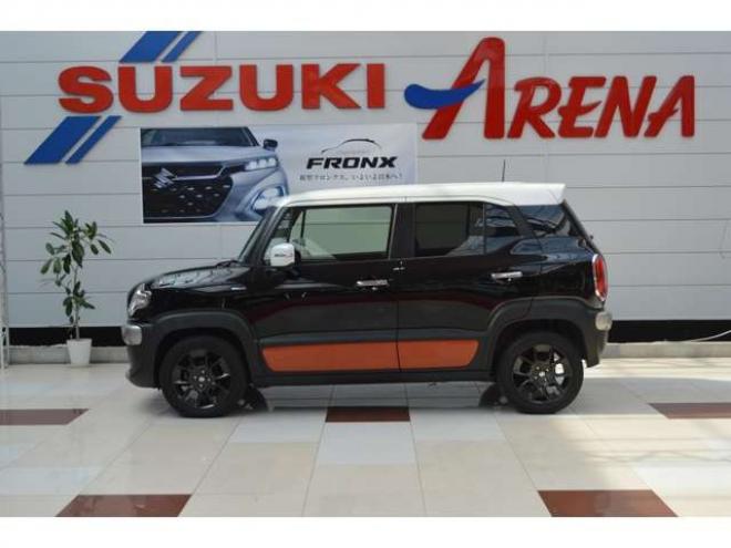 クロスビー1.0 ハイブリッド MZ 4WD　ワンオーナー車ハイブリット4WDターボセーフティサポート搭載パドルシフト横滑り防止装置クルーズコントロールLEDライト純正ディスプレイオーディオ 1000