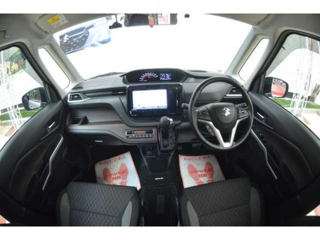 ソリオ1.2 バンディット ハイブリッド MV 4WD　ワンオーナーハイブリット車セーフティサポート搭載アイドリングストップ横滑り防止装置アダプティブクルーズコントロール全方位モニター付9インチナビTVバックカメラ両側オートスライドドアLEDライトETC 1200