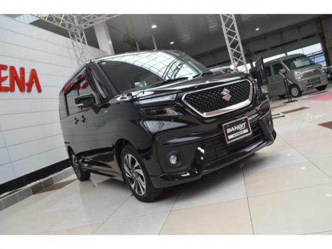 ソリオ1.2 バンディット ハイブリッド MV 4WD　ワンオーナー車ハイブリッド4WDセーフティサポート搭載アイドリングストップ両側オートスライドドア8インチナビTVアダプティブクルーズコントロールハイビームアシストLEDヘッドアップディスプレイ 1200