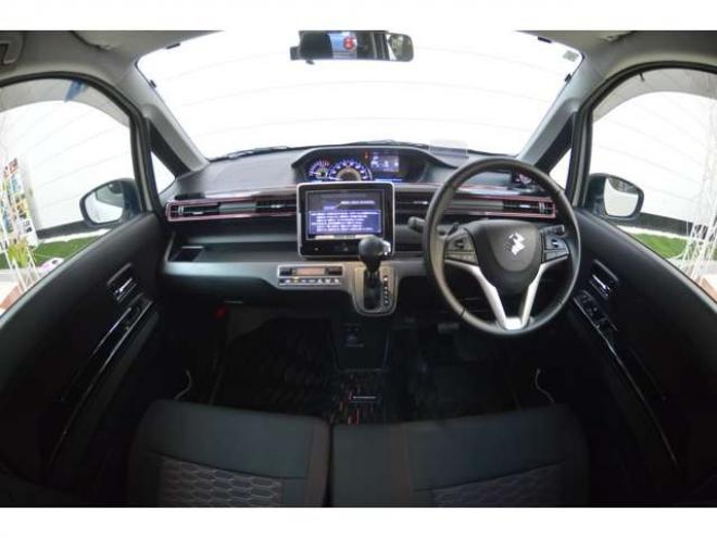 ワゴンRスティングレー ハイブリッド T 4WD　ワンオーナー車ハイブリッド4WDターボパドルシフトセーフティサポート搭載デュアルセンサーブレーキサポート誤発信抑制機能8インチナビTVバックカメラLEDライトETCドラレコクルーズコントロール 660