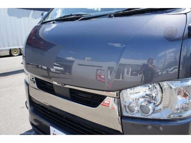 ハイエースバン2.8 スーパーGL ダークプライムII ロングボディ ディーゼルターボ 4WD　415COBRA　クリーンルック3 Fスポイラー&BY2Neoボンネット&ステージ2ルーフスポイラー&バッドラッカー17インチAW&フラットベッドキット　ヨコハマPARADA215/60R17　両側パワースライドドア　デジタルインナー 2800