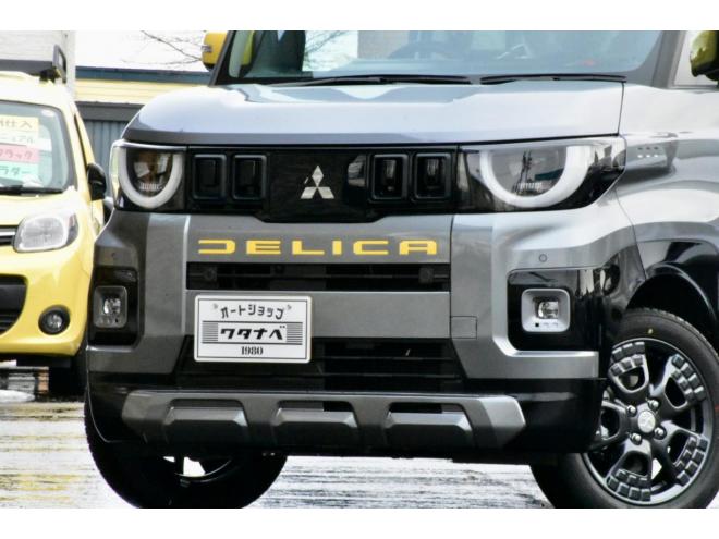 デリカミニデリマルパッケージ　4WD　新車展示　寒冷地仕様　12.3インチメーカーナビ　ETC2.0　純正ドライブレコーダー　イエローデカールパック