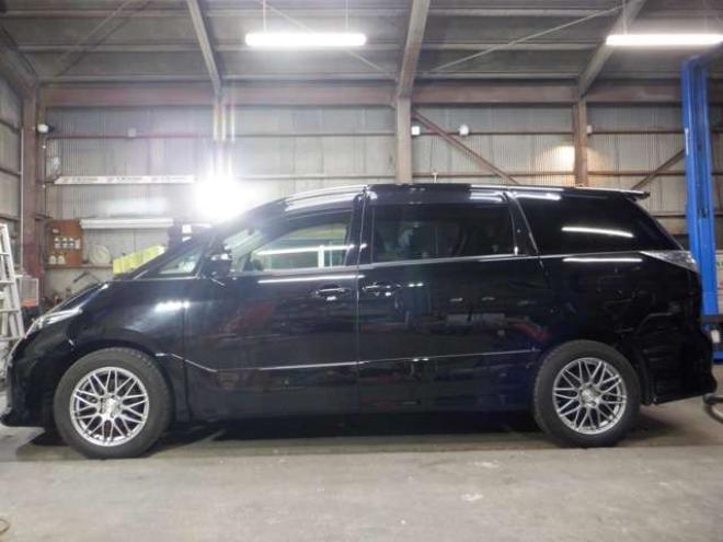 エスティマ2.4 アエラス 4WD　ナビ・TV・B/T・Bカメラ・両側パワスラ　ETC　クルコン　エンスタ　フリップダウンモニター　ワイパーデアイサー　HID　フォグランプ 2400