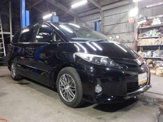 エスティマ2.4 アエラス 4WD　ナビ・TV・B/T・Bカメラ・両側パワスラ　ETC　クルコン　エンスタ　フリップダウンモニター　ワイパーデアイサー　HID　フォグランプ 2400